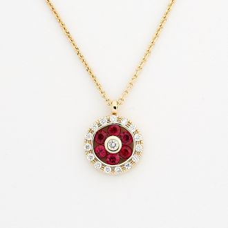 Diamond Ruby Pendant