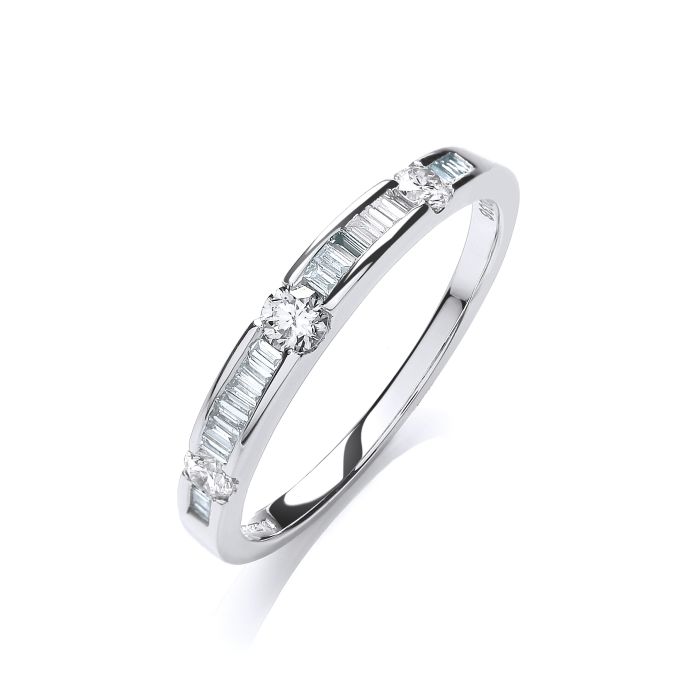 18ct White Gold Diamond Eternity Ring