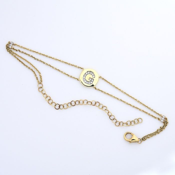 G hot sale initial bracelet