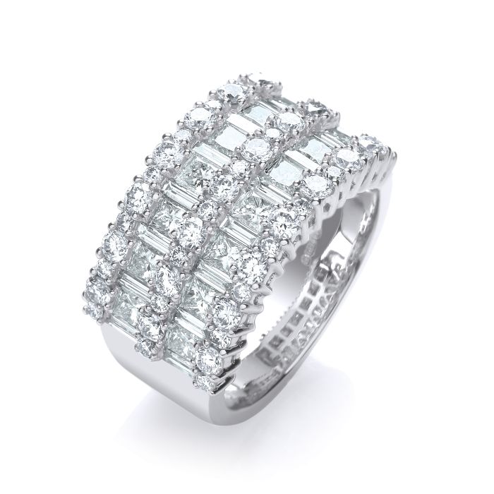 18ct White Gold Diamond Ring